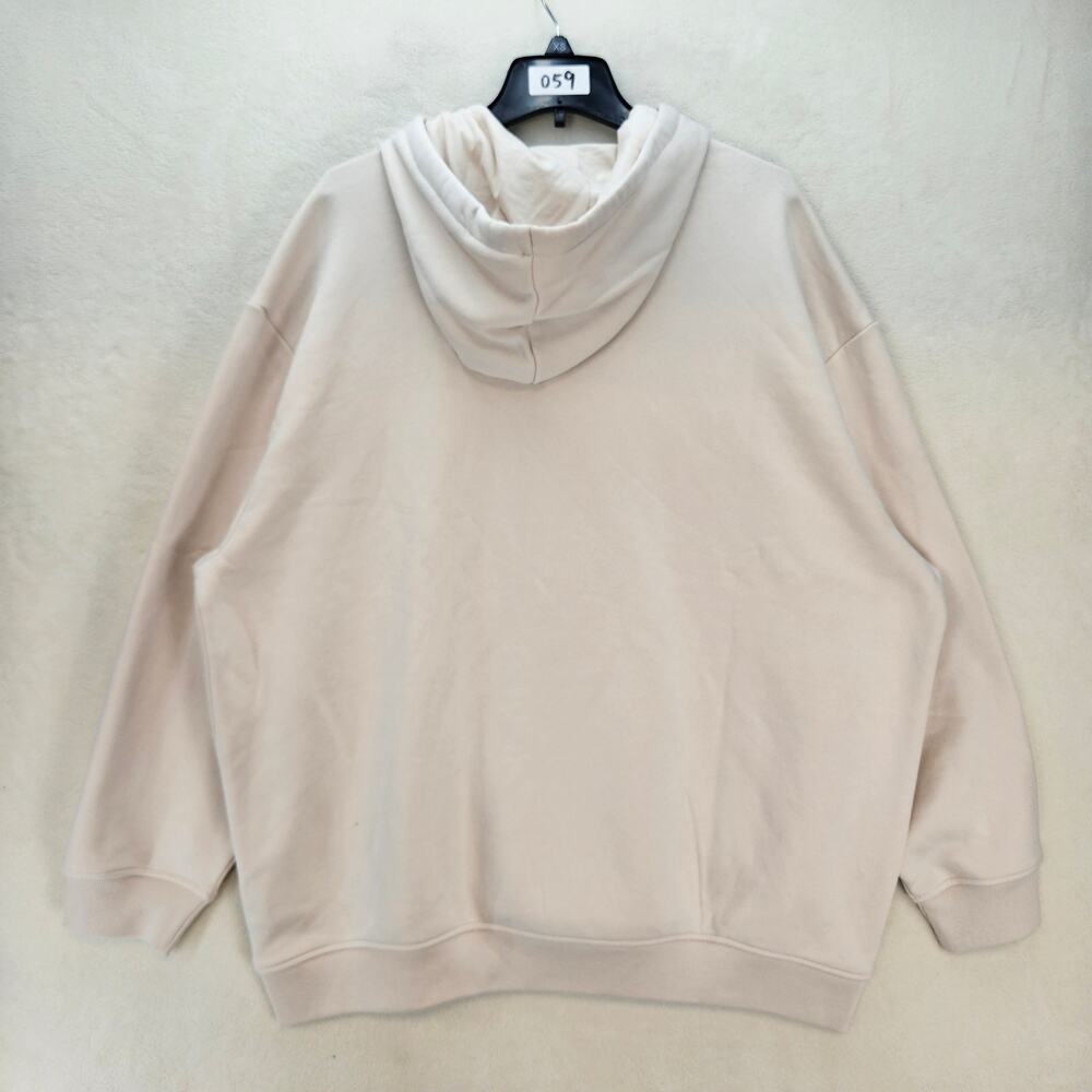 ADIDAS ORIGINALS WOMEN'S XL WONDER WHITE ESSENTIALS OVERSIZED HOODIE NWT - Picture 6 of 6